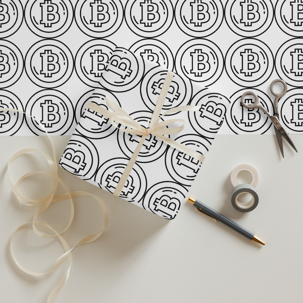 Bitcoin Wrapping Paper - Money Market Store