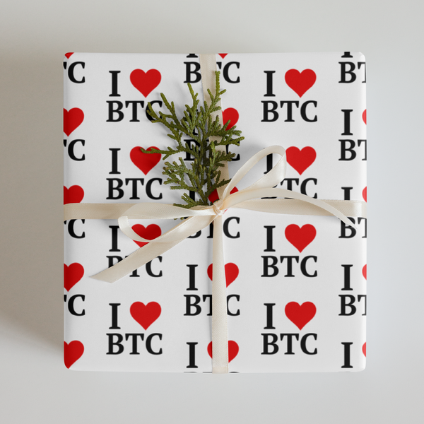 Bitcoin Wrapping Paper - Money Market Store