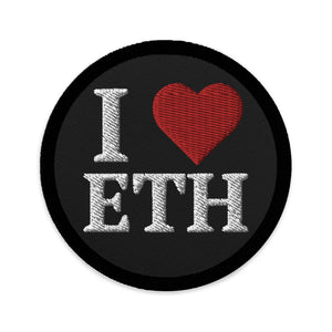 Ethereum Embroidered Patch - Money Market Store