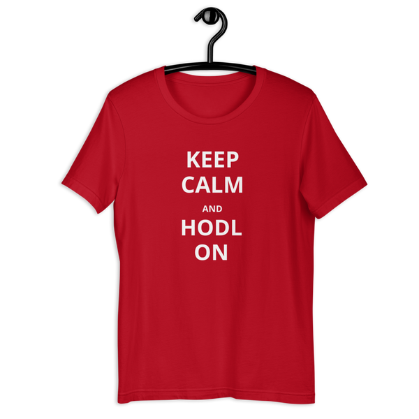 Crypto KEEP CALM Unisex T-Shirt - Money Market Store