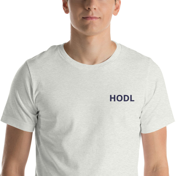 Crypto HODL Embroidered T-Shirt - Money Market Store