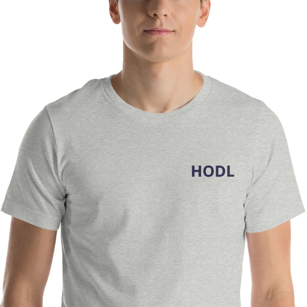 Crypto HODL Embroidered T-Shirt - Money Market Store