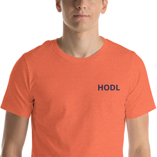 Crypto HODL Embroidered T-Shirt - Money Market Store