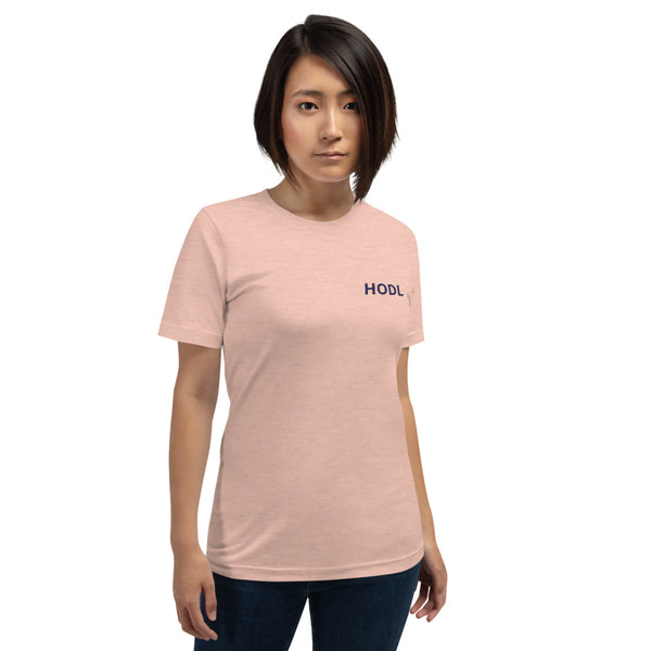 Crypto HODL Embroidered T-Shirt - Money Market Store