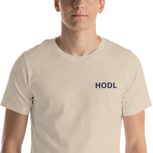 Crypto HODL Embroidered T-Shirt - Money Market Store