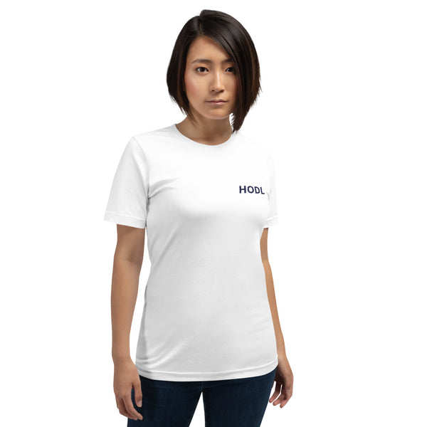 Crypto HODL Embroidered T-Shirt - Money Market Store