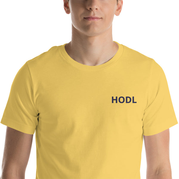 Crypto HODL Embroidered T-Shirt - Money Market Store